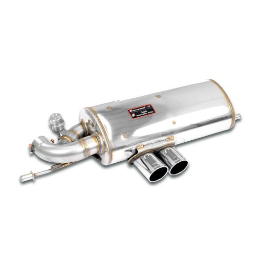 Silencieux arrière 2 x Ø 90 mm avec valve by-pass SUPERSPRINT – 441826