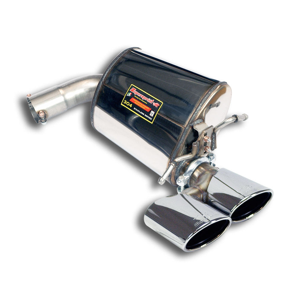 Silencieux arrière droit Racing 120 x 80 mm (style AMG) SUPERSPRINT – Mercedes E / E Coupé / All Terrain (W212) – 848907 – Image 2