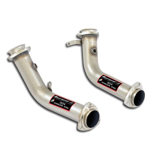 Downpipes droit et gauche (pour collecteur d'origine) SUPERSPRINT – Audi RS4 (B7) 4.2 V8 420 ch – 766911