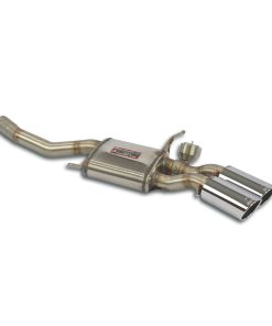 Silencieux arrière droit 2 x Ø 90 mm avec valve SUPERSPRINT – Jaguar XKR (X150) 4.2 V8 Supercharged 416 ch – 131256