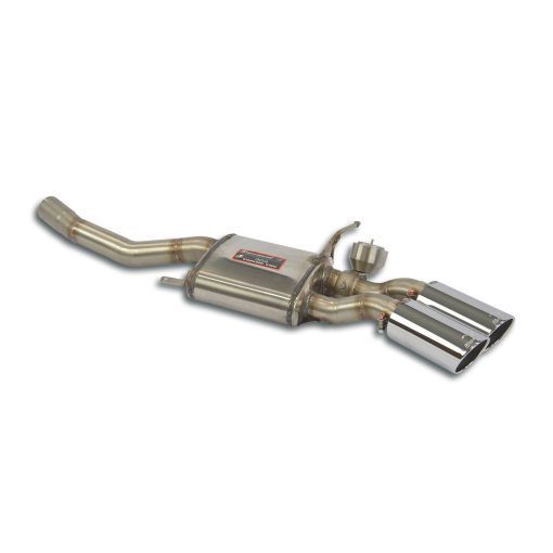 Silencieux arrière droit 2 x Ø 90 mm avec valve SUPERSPRINT – Jaguar XKR (X150) 4.2 V8 Supercharged 416 ch – 131256