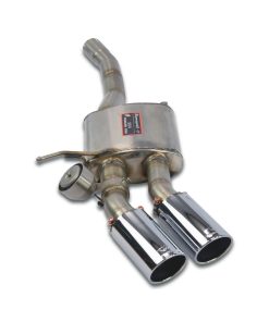 Silencieux arrière gauche 2 x Ø 90 mm avec valve SUPERSPRINT – Jaguar XKR (X150) 4.2 V8 Supercharged 416 ch – 131276