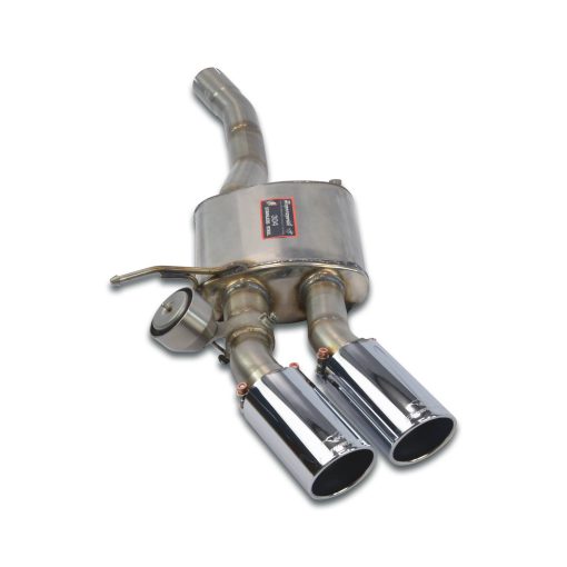 Silencieux arrière gauche 2 x Ø 90 mm avec valve SUPERSPRINT – Jaguar XKR (X150) 4.2 V8 Supercharged 416 ch – 131276