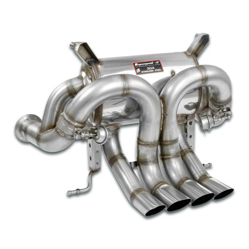 Silencieux arrière droit et gauche avec valves SUPERSPRINT – Lamborghini Aventador 6.5 V12 – 350604