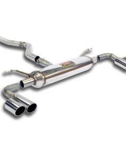 Tube de liaison et silencieux arrière D et G 2 x Ø 90 mm SUPERSPRINT – BMW X3 / X4 – 527226