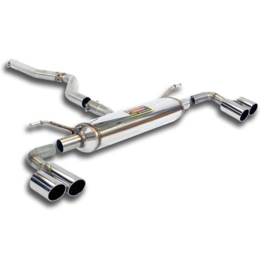 Tube de liaison et silencieux arrière D et G 2 x Ø 80 mm SUPERSPRINT – BMW Série 3 GT (F34) – 984006
