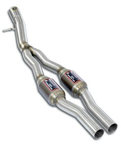 Kit tubes avant droit et gauche avec catalyseur métallique SUPERSPRINT – Audi S3 / Volkswagen Golf – 772732