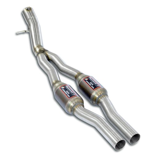 Kit tubes avant droit et gauche avec catalyseur métallique SUPERSPRINT – Audi S3 / Volkswagen Golf – 772732