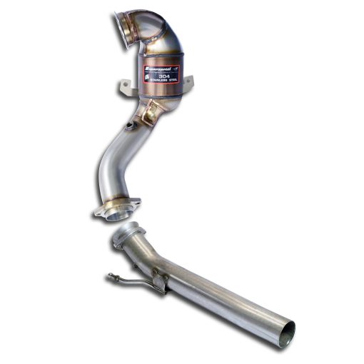 Downpipe avec catalyseur métallique 200 CPSI SUPERSPRINT – Volkswagen Polo (VI A0) GTI 2.0 TSI 200 ch – 918541