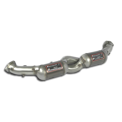 Tubes avant D et G avec catalyseur métallique 100 CPSI SUPERSPRINT – Porsche 911 (996) – 241202