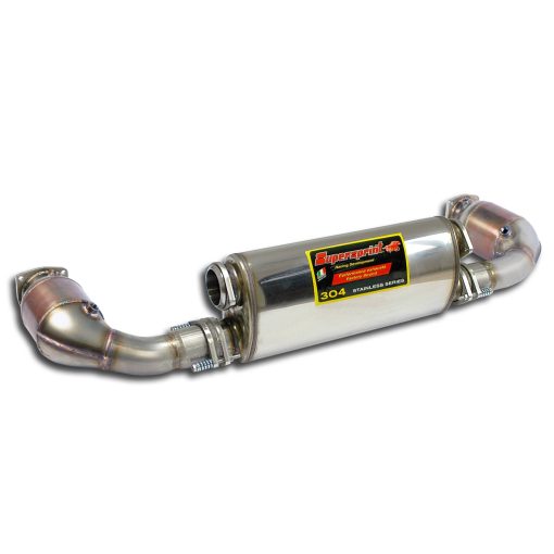 Silencieux arrière Sport D et G avec catalyseurs métalliques SUPERSPRINT – Porsche 911 (997) Turbo 3.6T 480 ch – 244404