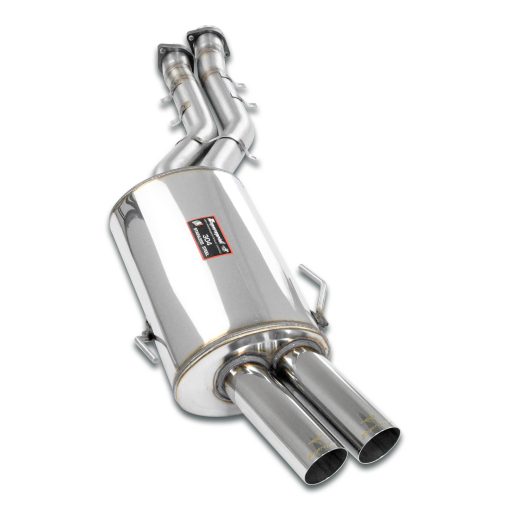 Silencieux arrière Racing 100 % inox 2 x Ø 70 mm SUPERSPRINT – BMW M3 (E36) 3.0 286 ch – 043806