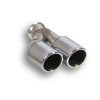 Kit de sorties doubles Ø 90 mm inox SUPERSPRINT – Audi A3 / S3 – 762616
