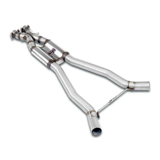 Silencieux centraux droit et gauche et tube en X SUPERSPRINT – BMW M6 (E63 E64) 5.0 V10 507 ch – 988803