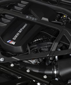 Barre de renfort de tourelles avant carbone mat DINAN – BMW M3 / M4 / M2 – D180-0015-B – Image 2