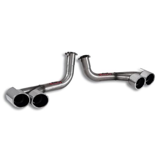 Kit de sorties doubles Ø 100 mm droite et gauche SUPERSPRINT – Ferrari F430 4.3 V8 490 ch – 391326