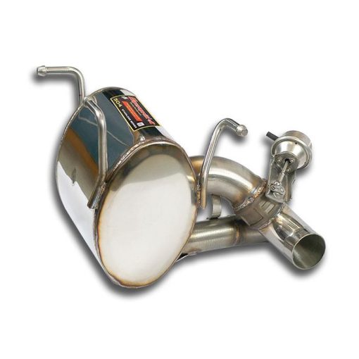 Silencieux arrière gauche avec valve SUPERSPRINT – Ferrari 458 Italia 4.5 V8 570 ch – 392234