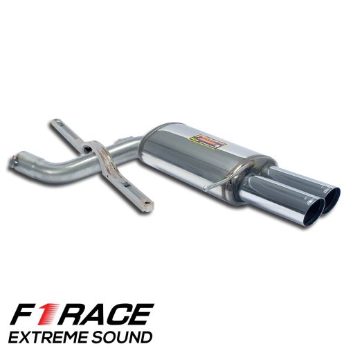 Silencieux arrière D F1 Race 2 x Ø 80 mm SUPERSPRINT – BMW M5 (E60) 5.0 V10 507 ch – 046956
