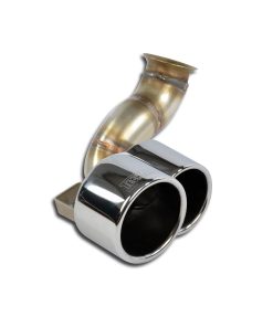 Sortie droite double Ø 100 et Ø 80 mm SUPERSPRINT – Porsche 911 (996) Carrera / 4S / Targa 3.6i 320 ch – 242616