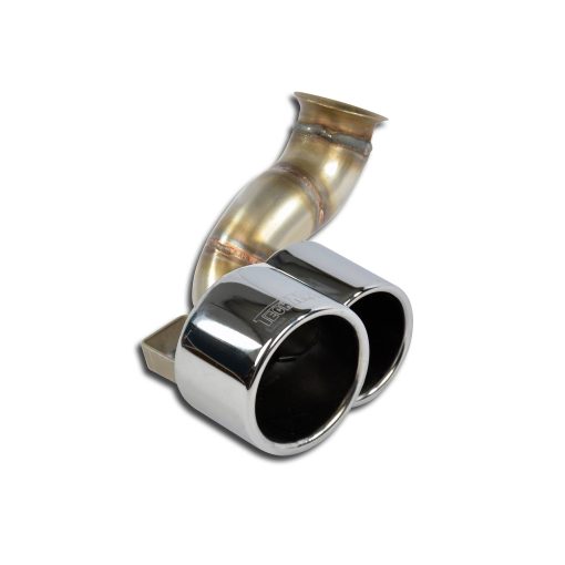 Sortie droite double Ø 100 et Ø 80 mm SUPERSPRINT – Porsche 911 (996) Carrera / 4S / Targa 3.6i 320 ch – 242616