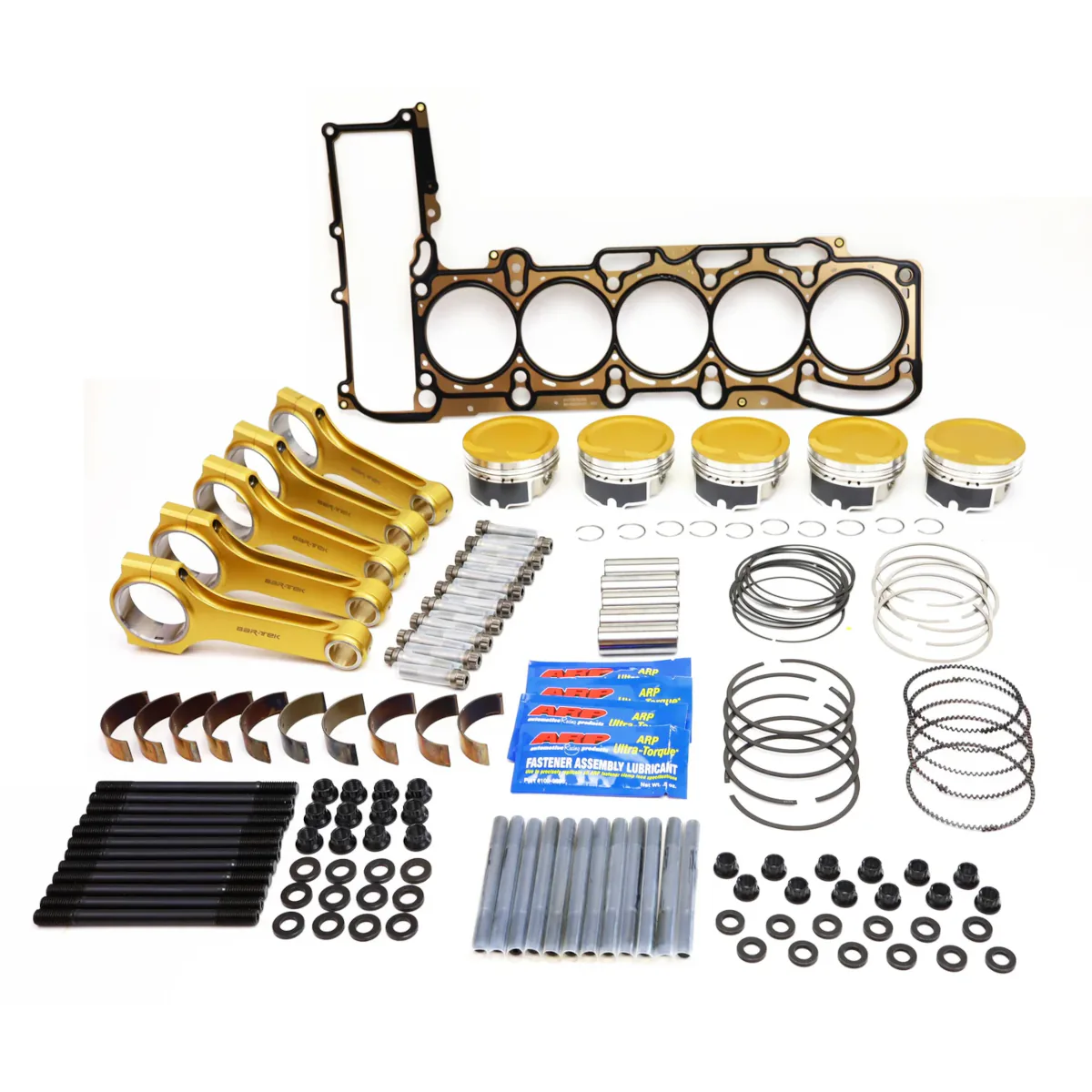 Kit pistons forgés et bielles acier High Boost ULTIMATE BAR-TEK – Audi RS3 / RSQ3 / TT RS