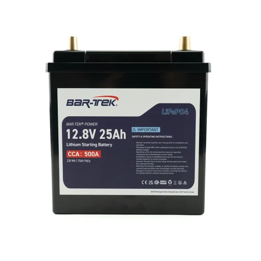 Batterie de démarrage lithium LiFePO4 BAR-TEK – 21001005