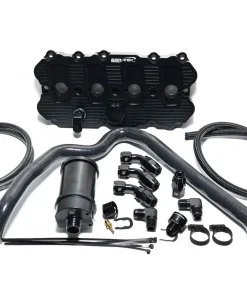 Kit réservoir de récupération d'huile (catch tank) avec couvre-culasse billet BAR-TEK