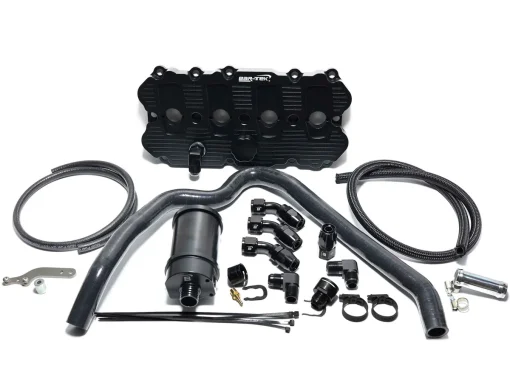 Kit réservoir de récupération d'huile (catch tank) avec couvre-culasse billet BAR-TEK