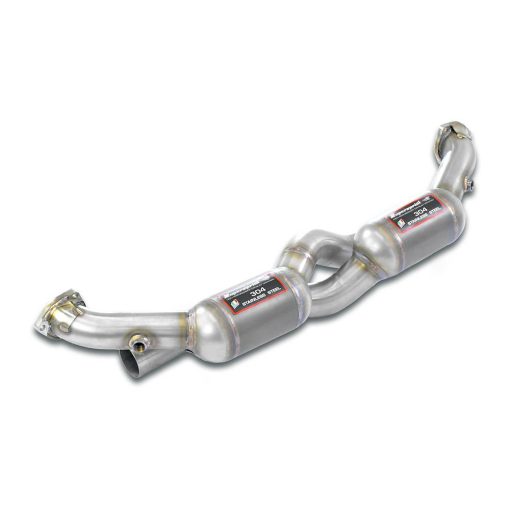 Tubes avant avec catalyseur métallique droit et gauche SUPERSPRINT – Porsche 911 (996) GT3 3.6i – 241302