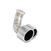 Sortie droite double Ø 100 et Ø 80 mm SUPERSPRINT – Porsche 911 (996) 3.6i – 241856