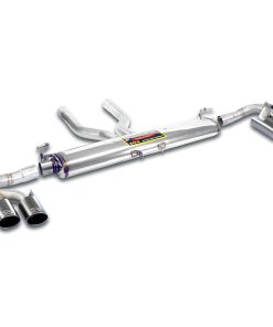 Silencieux arrière D et G 2 x Ø 100 mm Gun Metal Grey SUPERSPRINT – Porsche Cayenne (II 958) – 245836