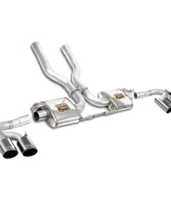 Silencieux arrière Racing D et G 2 x Ø 100 mm Gun Metal Grey SUPERSPRINT – Porsche Cayenne (II 958) – 245846