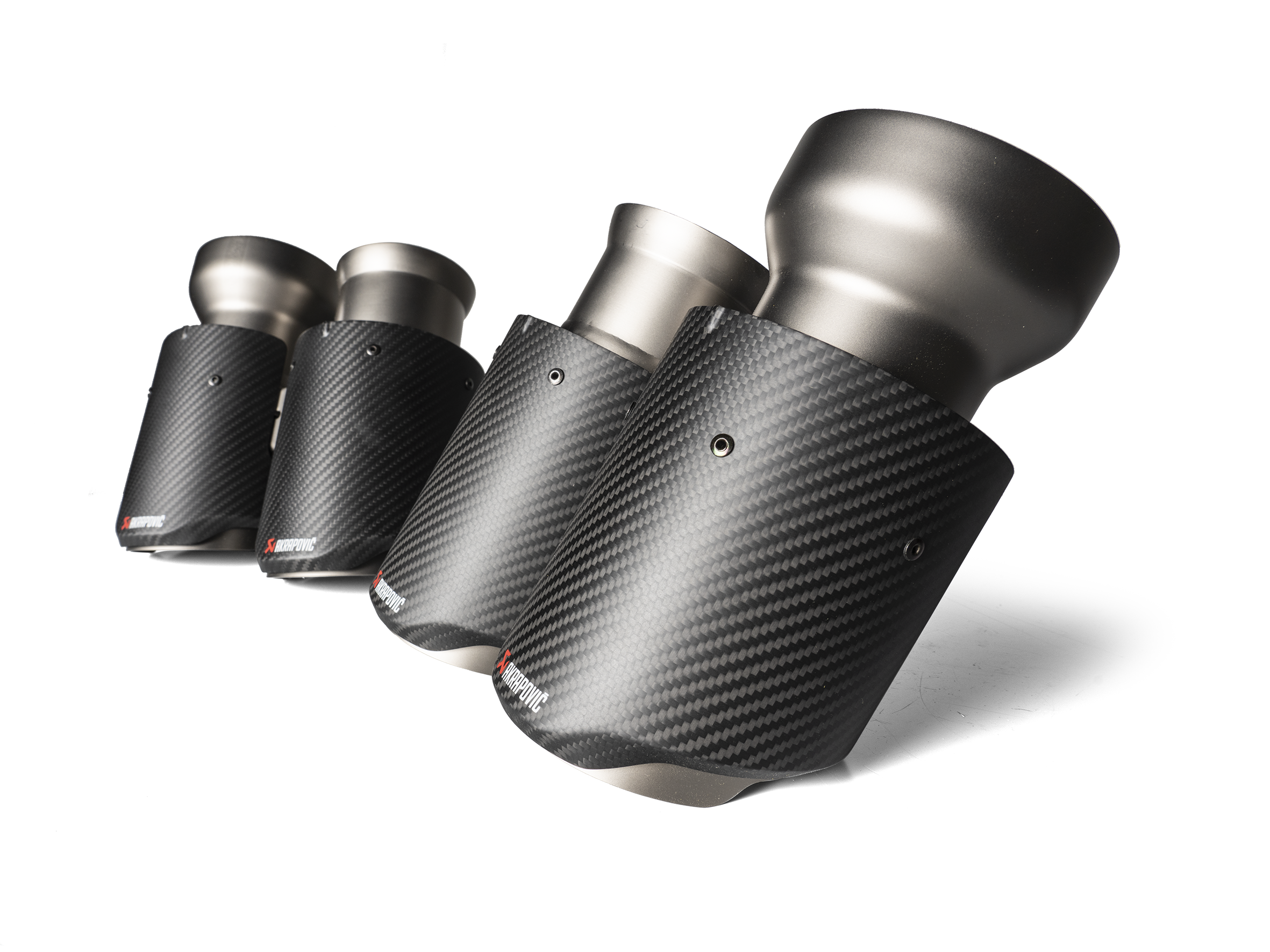 Embouts carbone (deux paires) AKRAPOVIC – BMW X4 M / X4 – TP-CT/60