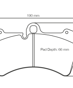 Plaquettes de frein avant RSL 29 PAGID – Porsche Cayenne (I 955, I 957) Turbo – E284529010 – Image 2