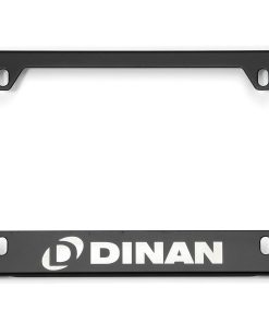 Cadre de plaque inox noir avec cache-vis DINAN – D010-0013