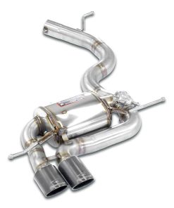 Silencieux arrière 90 x 70 mm Gun Metal Grey avec valve SUPERSPRINT – Audi S3 (8P) 2.0 TFSI 265 ch – 329207