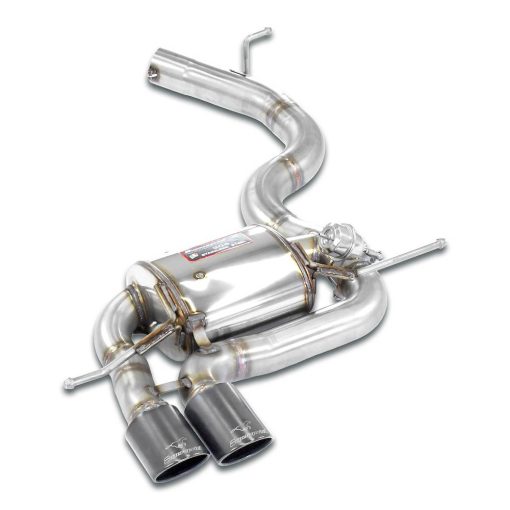 Silencieux arrière 90 x 70 mm Gun Metal Grey avec valve SUPERSPRINT – Audi S3 (8P) 2.0 TFSI 265 ch – 329207