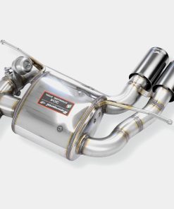 Silencieux arrière 90 x 70 mm Gun Metal Grey avec valve SUPERSPRINT – Audi S3 (8P) 2.0 TFSI 265 ch – 329227 – Image 3