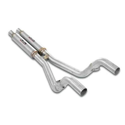 Silencieux centraux droit et gauche et tube en H SUPERSPRINT – Ferrari M575 5.8 v12 515 ch – 391203