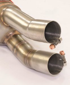 Silencieux avant gauche avec catalyseur métallique SUPERSPRINT – Ferrari M575 5.8 v12 515 ch – 391222 – Image 3