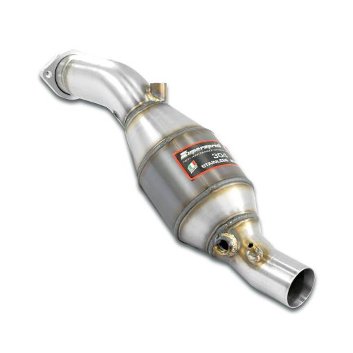 Silencieux avant gauche avec catalyseur métallique SUPERSPRINT – Ferrari 360 Modena/Spider 3.6 V8 401 ch – 392422