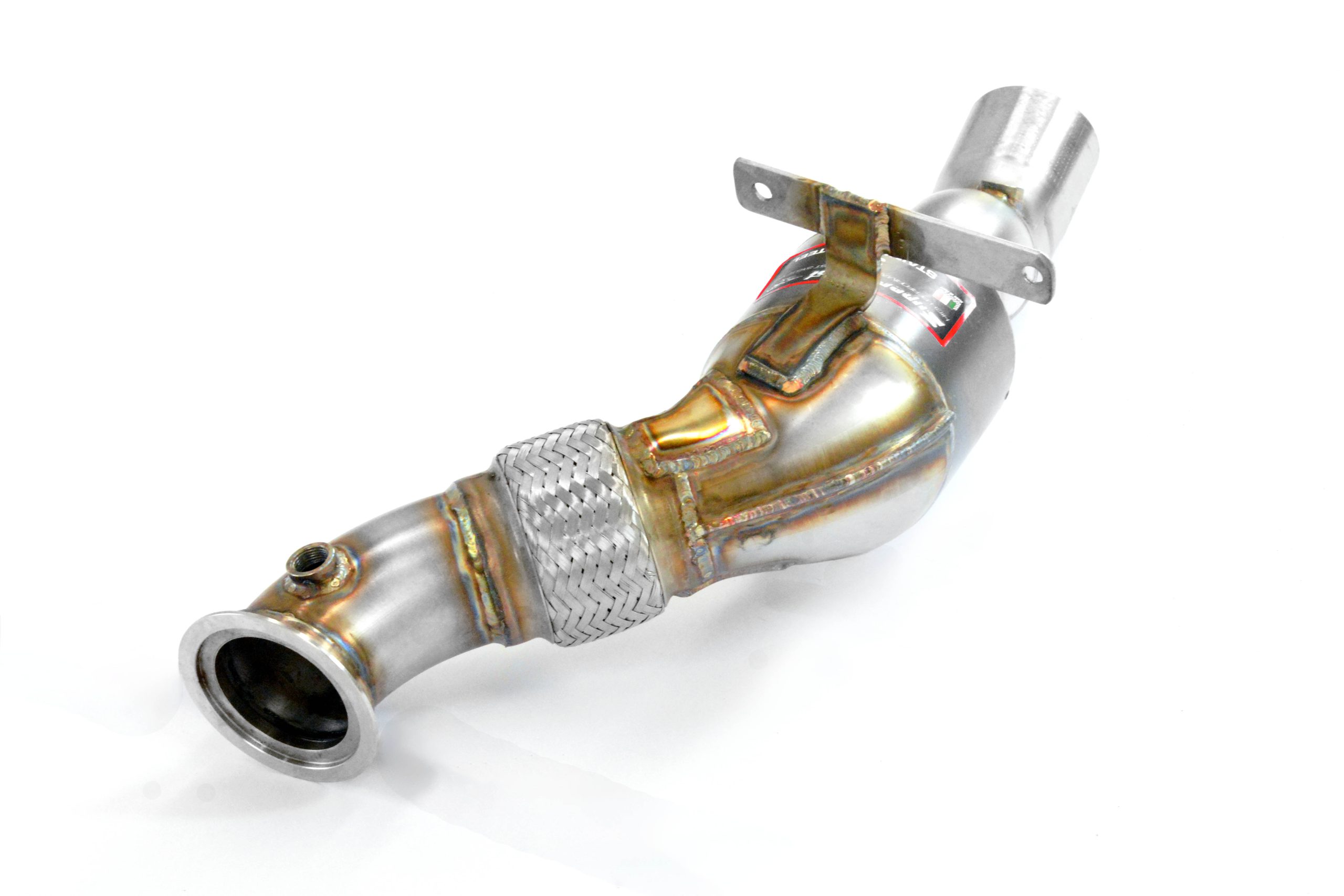 Downpipe droit avec catalyseur métallique SUPERSPRINT – Ferrari 488 GTB/Spider 3.9 V8 Bi-Turbo – 393221 – Image 4