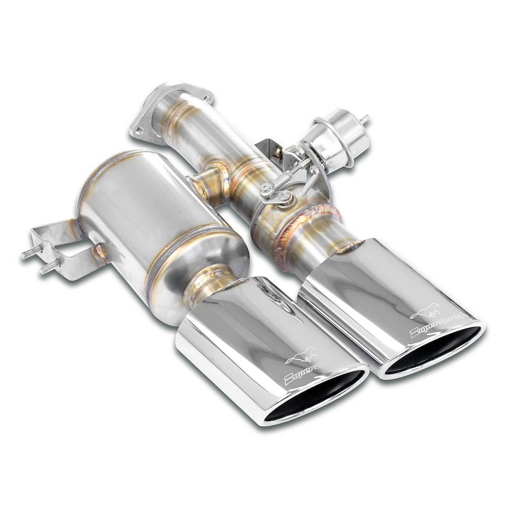 Silencieux arrière gauche 120 x 80 mm SUPERSPRINT – Ferrari M575 5.8 v12 515 ch – 394437