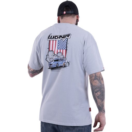 T-shirt Mustang Artwork gris WAGNER – 10101901OB0107