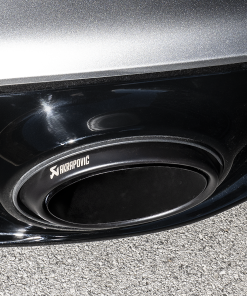 Embouts titane ronds noirs AKRAPOVIC – Porsche 911 (992) – TP-T/S/33 – Image 2