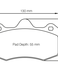 Plaquettes de frein RSL 1 PAGID – S4345L01001 – Image 2