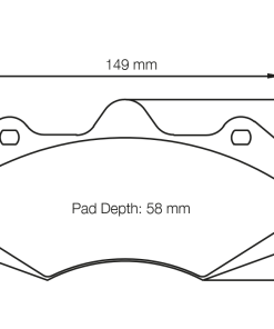 Plaquettes de frein avant RSL 1 PAGID – S4346L01001 – Image 2
