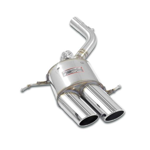 Silencieux arrière gauche 2 x Ø 100 mm avec valve SUPERSPRINT – Maserati GranTurismo V8 – 450446