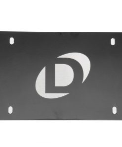 Plaque de marque inox noir DINAN – D010-0016
