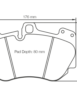 Plaquettes de frein avant RSC 1 PAGID – S4907C01001 – Image 2